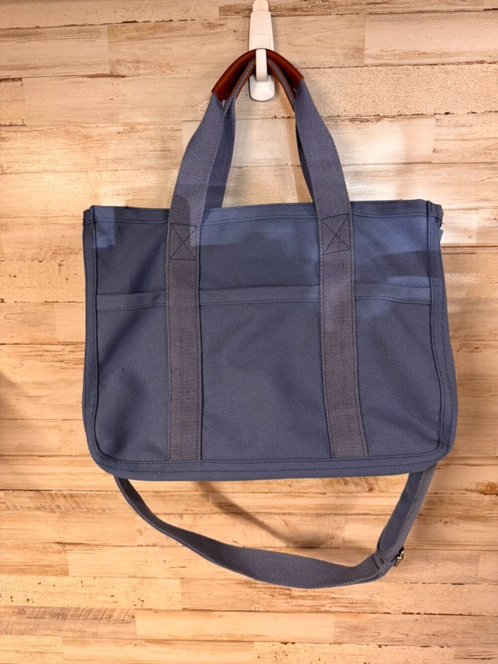 KKXIU OVERSIZED BLUE CANVAS TOTE